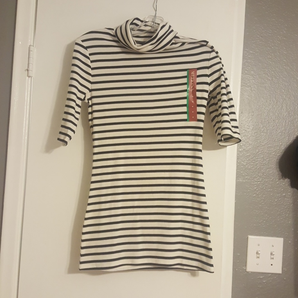 Merona - striped turtleneck
